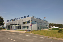 Zielona Góra Airport is located in Babimost
