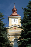 The renovated Town Hall tower in Babimost