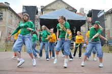The dance formation ‘Jump’ from the Sulechów Community Centre participated in the concert for the benefit of the reconstruction of the palace in Bojadła