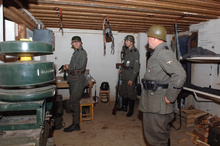 A rebuilt military bunker, which can be seen on the educational router ,,Cigacice – Leśna Góra’’