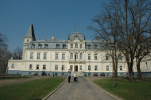 The palace  in Trzebiechów constructed in the style of French residences, built by the owner of that time, the count Henry von Reuss; now the Public Elementary School and the Junior High School are there.