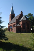 The Neo-Gothic  church in Zabór from the beginning of the 20th century