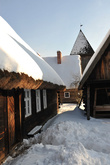The Skansen in winter attire